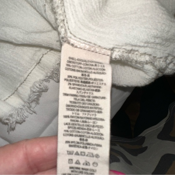 Free People Off-White Lace Jean Jacket - Picture 7 of 7